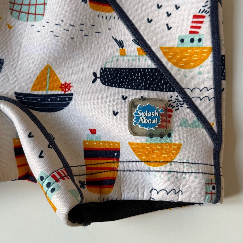 Splash About Boys Splash Jammers Neoprene Swim Shorts, Tug Boats - Size 3-4Y - Picture 8 of 16